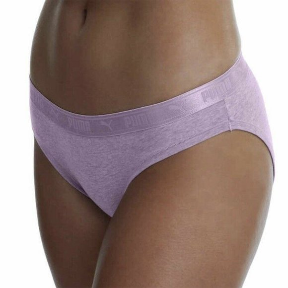Puma Women's 4Pack Cotton Stretch Tag  Free Bikini - Picture 3 of 5